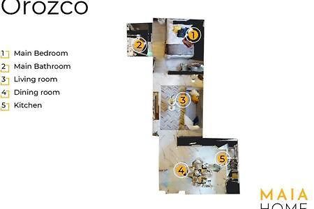 Orozco Maiahome-Polanco 1Br Close To Antara Meksika Dış mekan fotoğraf